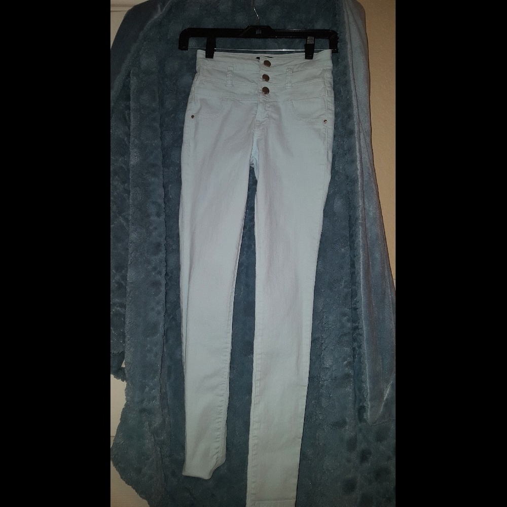 Refuge light blue high waisted skinny jeans